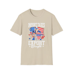 graphics T shirt Import Tax Export Strength - Donald Trump Store Online