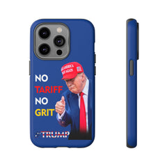 No Tariff No Grit – Patriotic Trump Phone Case - Donald Trump Store Online