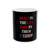 Built in the USA Mug –American Pride Ceramic Coffee Cup - Donald Trump Store Online