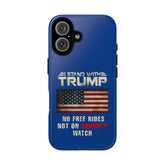 I Stand with Trump Phone Case – Patriotic American Flag - Donald Trump Store Online