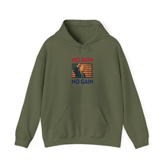 No Pain No Gain Hoodie-Sweatshirt for Gym & Everyday Grind - Donald Trump Store Online