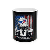 Funny Political Coffee Mug - 'YOU MISSED' Design - Ceramic 11oz & 15oz - Donald Trump Store Online