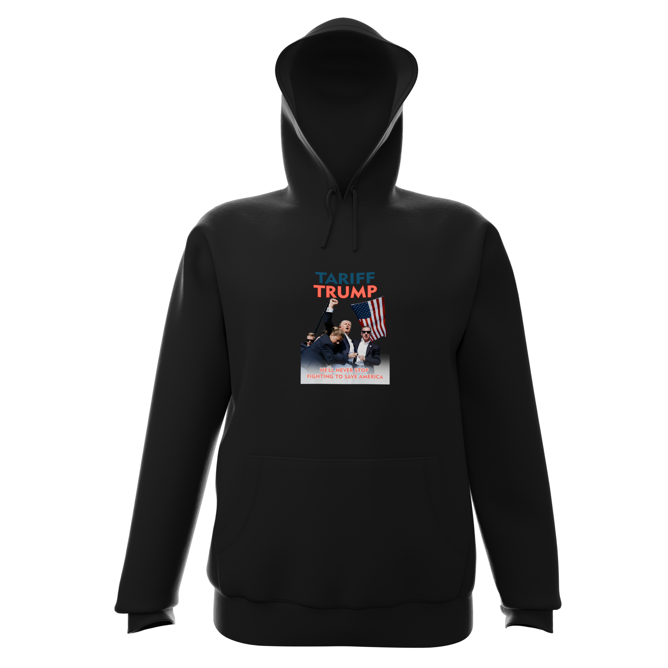 Tariff Trump Hoodie – Bold Patriotic Sweatshirt for Pro-Americans - Donald Trump Store Online