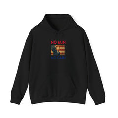 No Pain No Gain Hoodie-Sweatshirt for Gym & Everyday Grind - Donald Trump Store Online