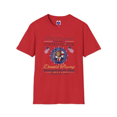 Donald Trump Store | Inauguration Day | Unisex T-Shirt | White, Red , Iced Grey - Donald Trump Store Online
