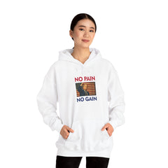 No Pain No Gain Hoodie-Sweatshirt for Gym & Everyday Grind - Donald Trump Store Online