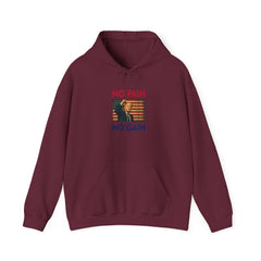 No Pain No Gain Hoodie-Sweatshirt for Gym & Everyday Grind - Donald Trump Store Online