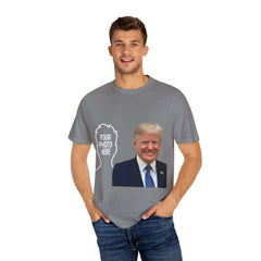 Donald Trump Store | custom unisex garment-dyed grey t-shirt - Donald Trump Store Online