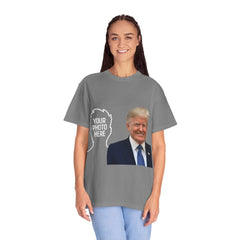 Donald Trump Store | custom unisex garment-dyed grey t-shirt - Donald Trump Store Online
