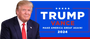 Donald Trump Store Logo with blue and red colour