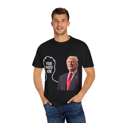 Donald Trump Store | Black T-Shirt with Custom Picture Option - T-Shirt