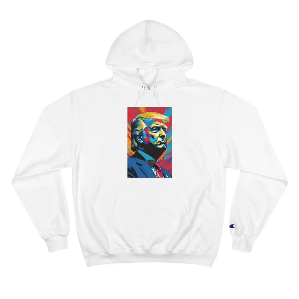 Donald Trump Store | Champion Hoodie in 5 Colors - White / S - Hoodie