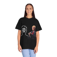 Donald Trump Store | Custom Black T-Shirt | Add Your Photo - T-Shirt