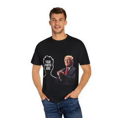 Donald Trump Store | Custom Black T-Shirt | Add Your Photo - T-Shirt