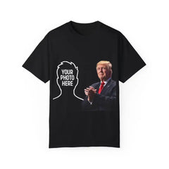 Donald Trump Store | Custom Black T-Shirt | Add Your Photo - Black / S - T-Shirt