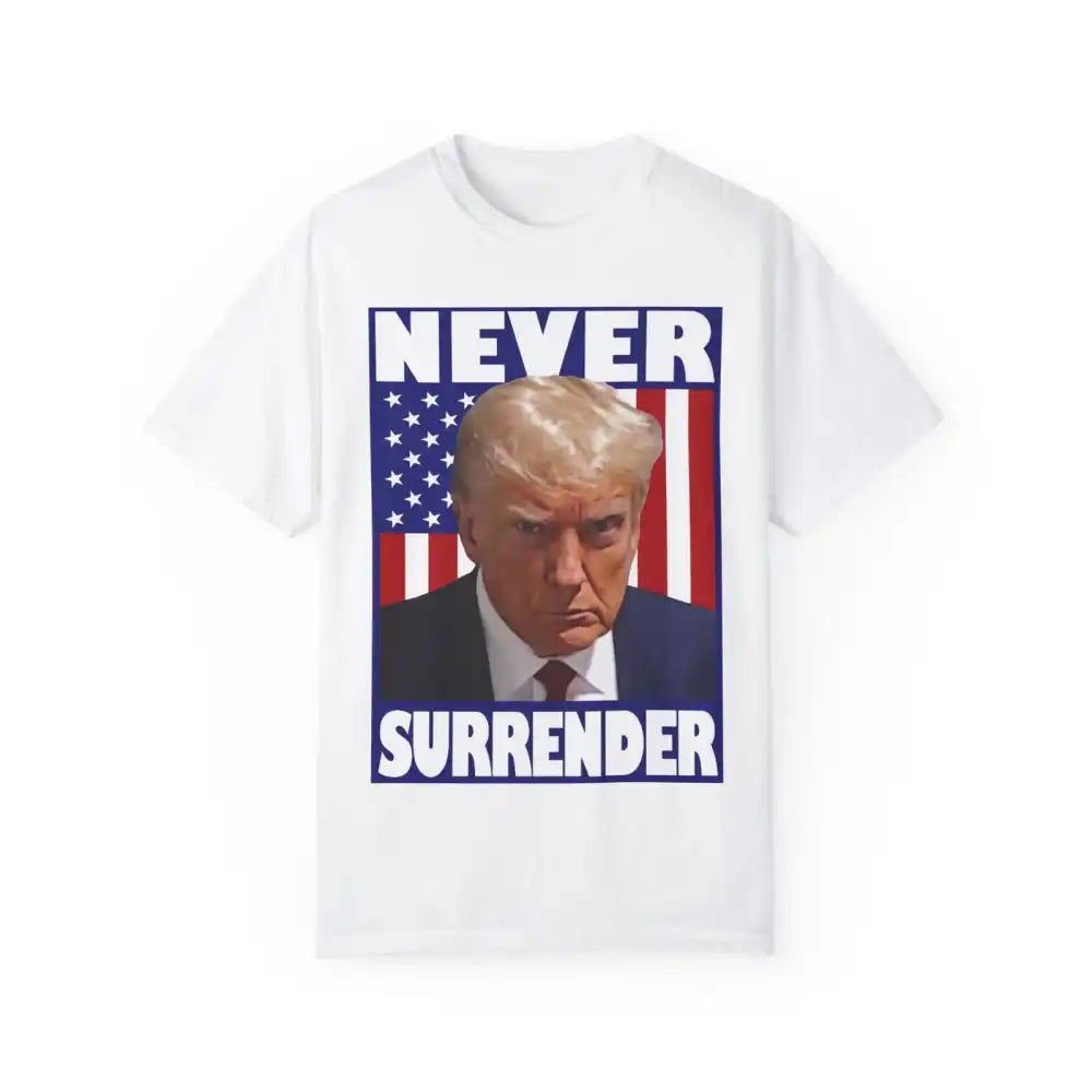 Donald Trump Store | mug shot -unisex white t-Shirt - White / S - T-Shirt