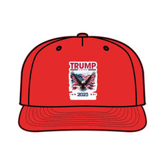 Donald Trump Store | Donald Trump Surf Cap | Bald Eagle Print - Fire / One size - Hats