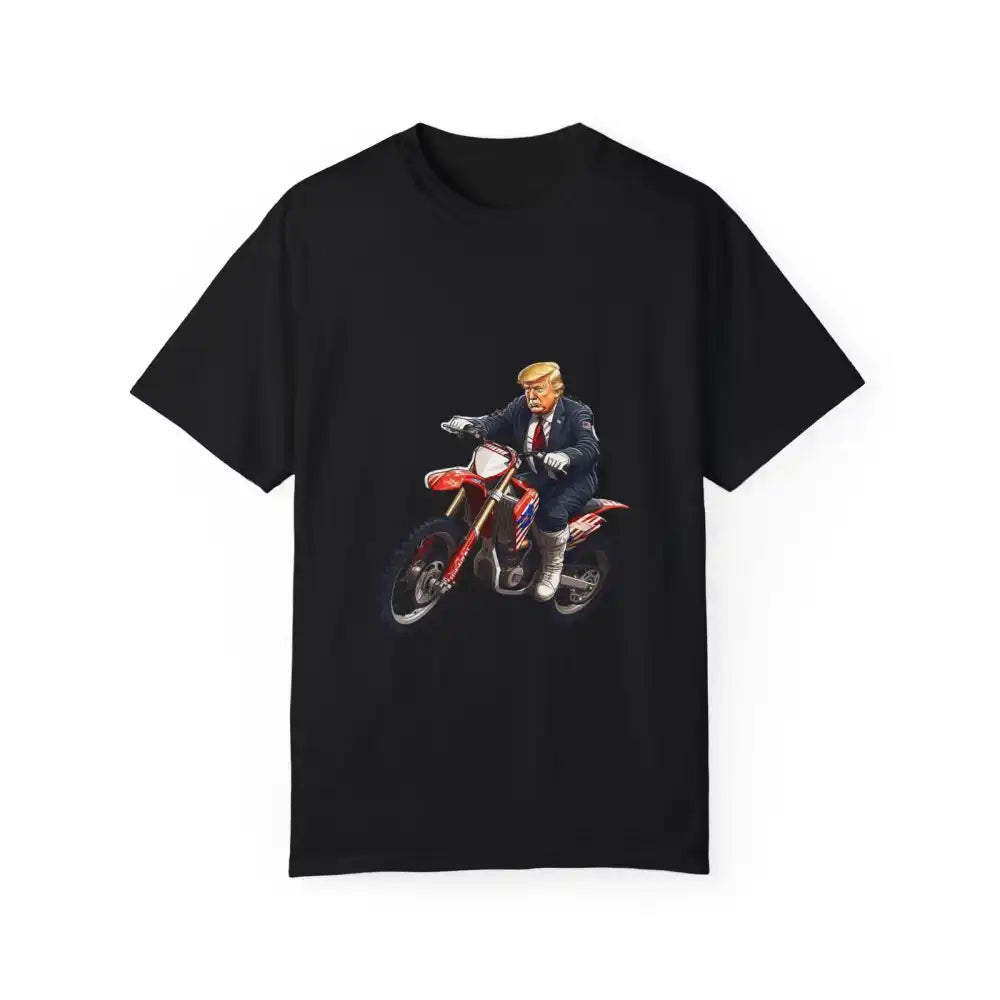 Donald Trump Store | Unisex Garment-Dyed Black T-Shirt - Black / S - T-Shirt