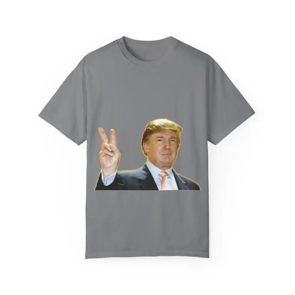 Donald Trump Store | Unisex Garment-Dyed Grey T-Shirt - Grey / S - T-Shirt