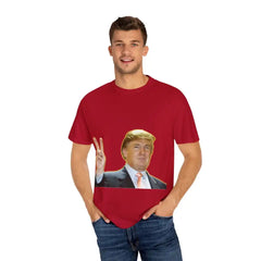 Donald Trump Store | Unisex Garment-Dyed Red T-Shirt - T-Shirt