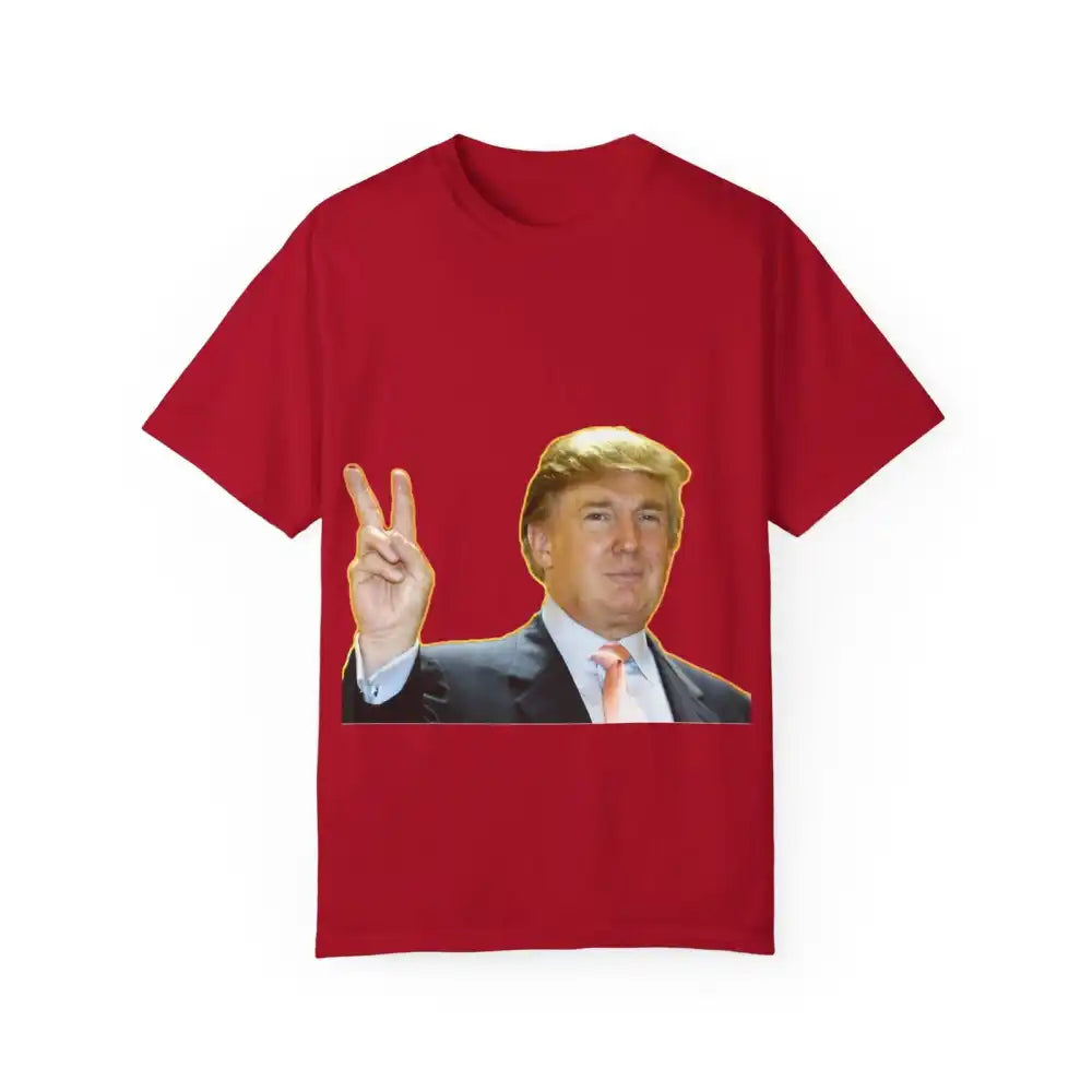 Donald Trump Store | Unisex Garment-Dyed Red T-Shirt - Red / S - T-Shirt