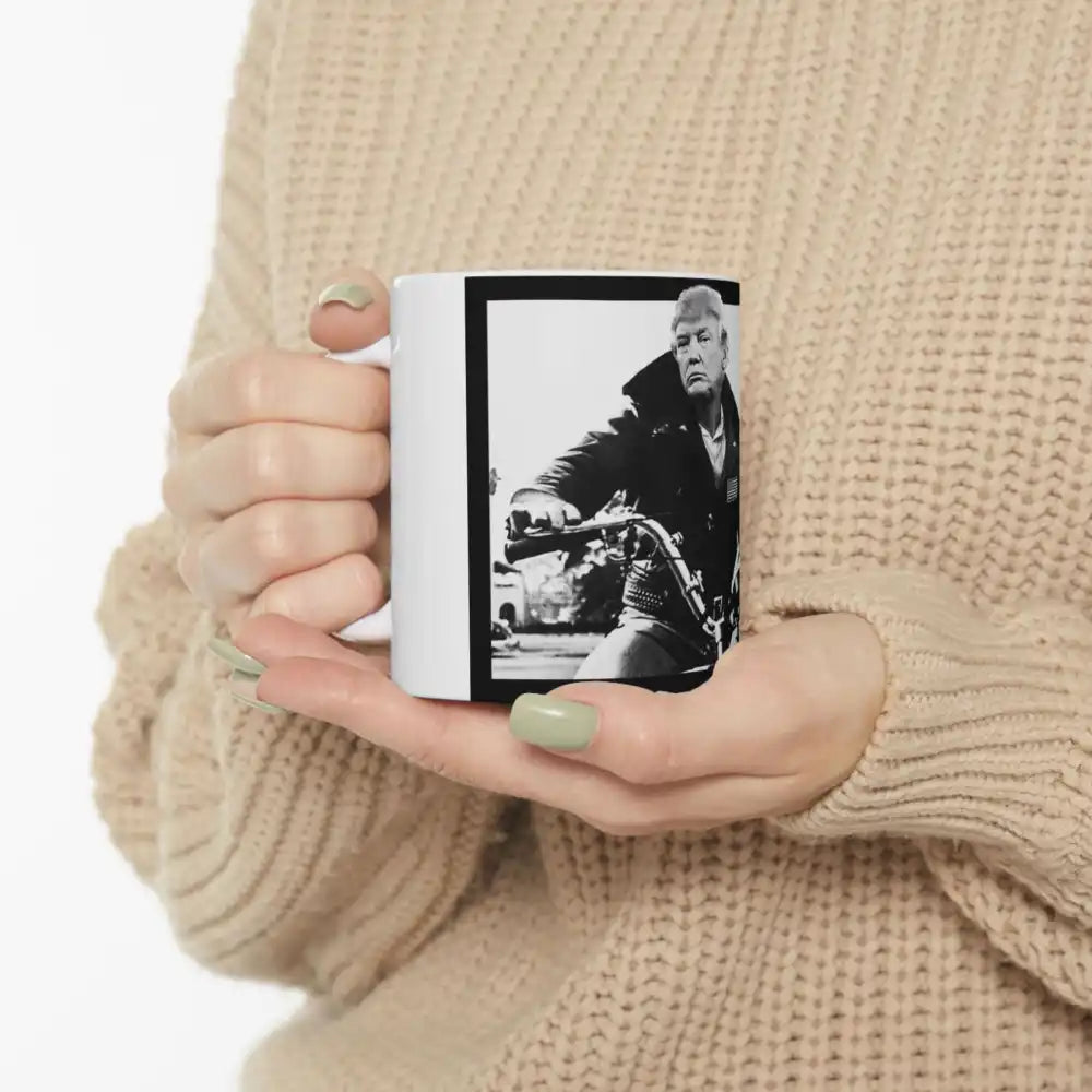 Trump Black and White Ceramic Mugs - Mug