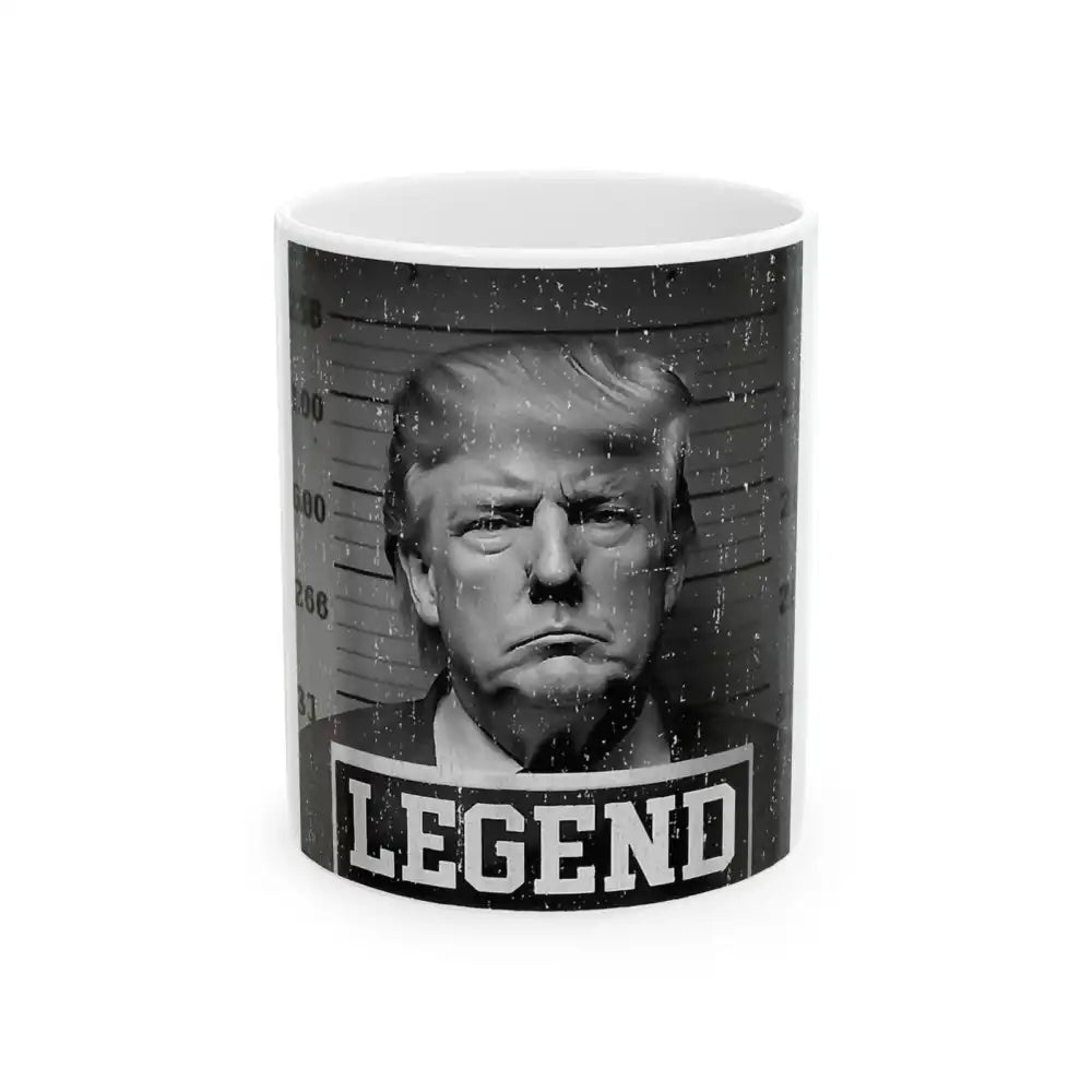 Trump Print Ceramic Mugs (11oz 15oz) - Legend Text - 11oz - Mug