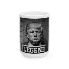 Trump Print Ceramic Mugs (11oz 15oz) - Legend Text - 15oz - Mug