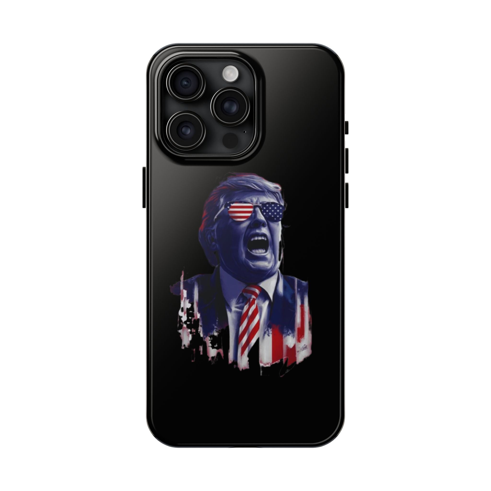 Durable Donald Trump phone case with animated design at Donald Trump Store