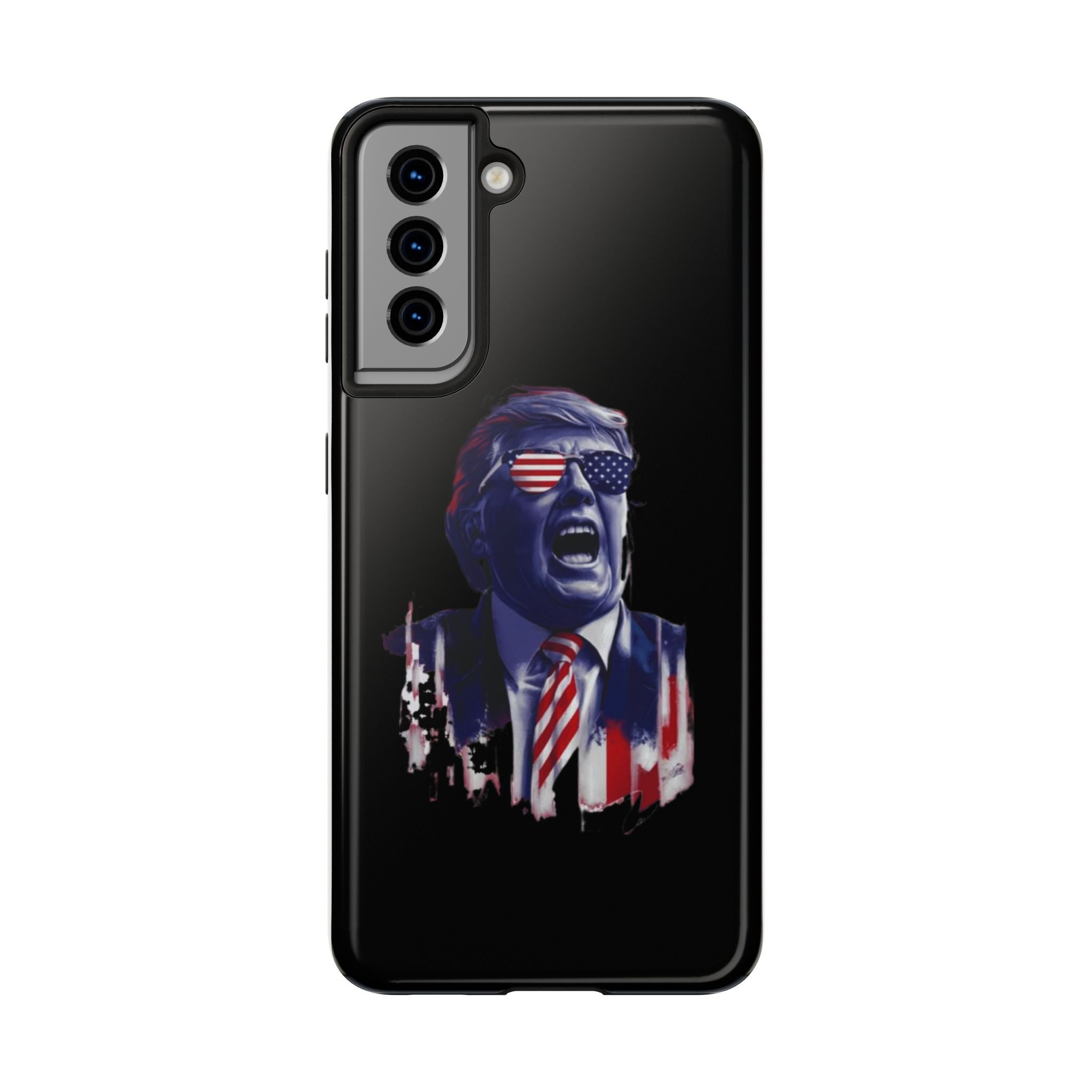 Show your support with Donald Trump Store's animated Trump phone case