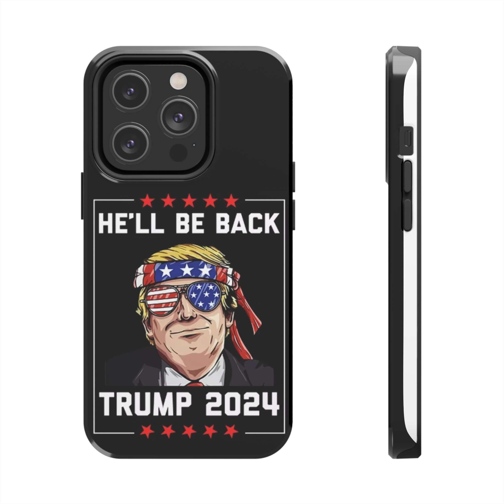 Donald Trump Store tough phone case with patriotic 'Trump 2024' design