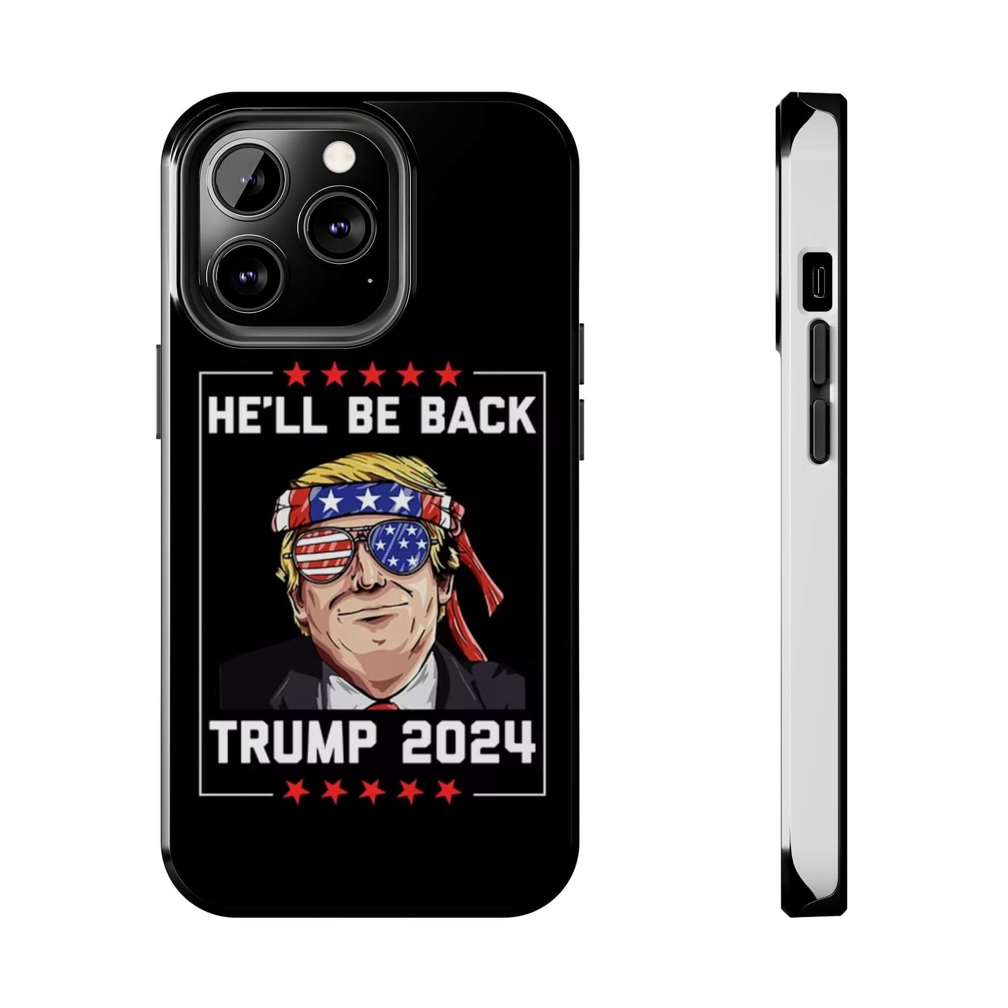 Patriotic design 'Trump 2024' phone case from Donald Trump Store