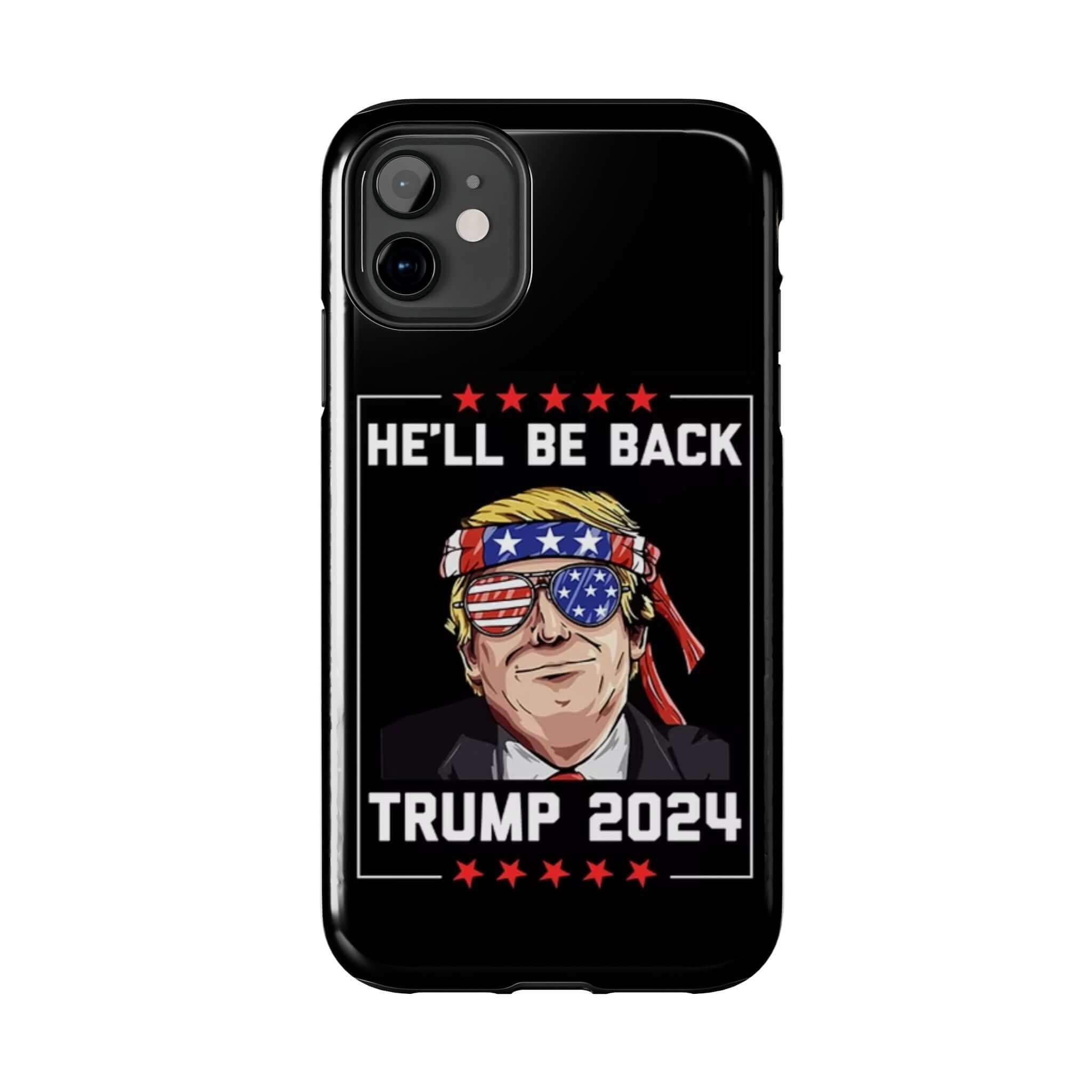 Donald Trump Store tough case with 'Trump 2024' patriotic print