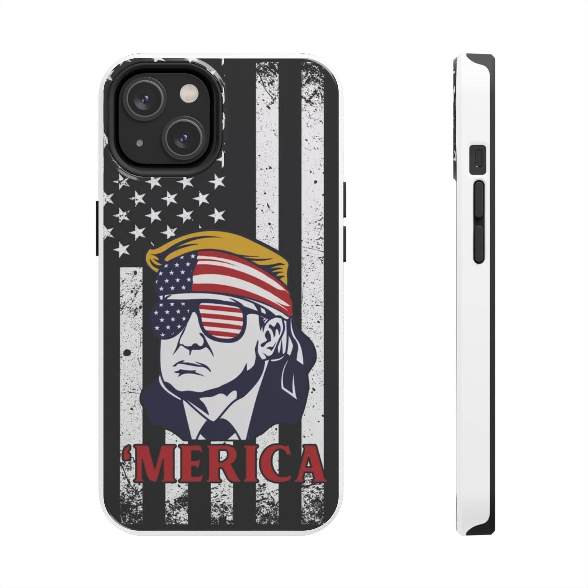 Bold Donald Trump phone case for drop protection, sold at Donald Trump Store