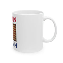 Inspirational No Pain No Gain Ceramic Mug - Donald Trump Store Online