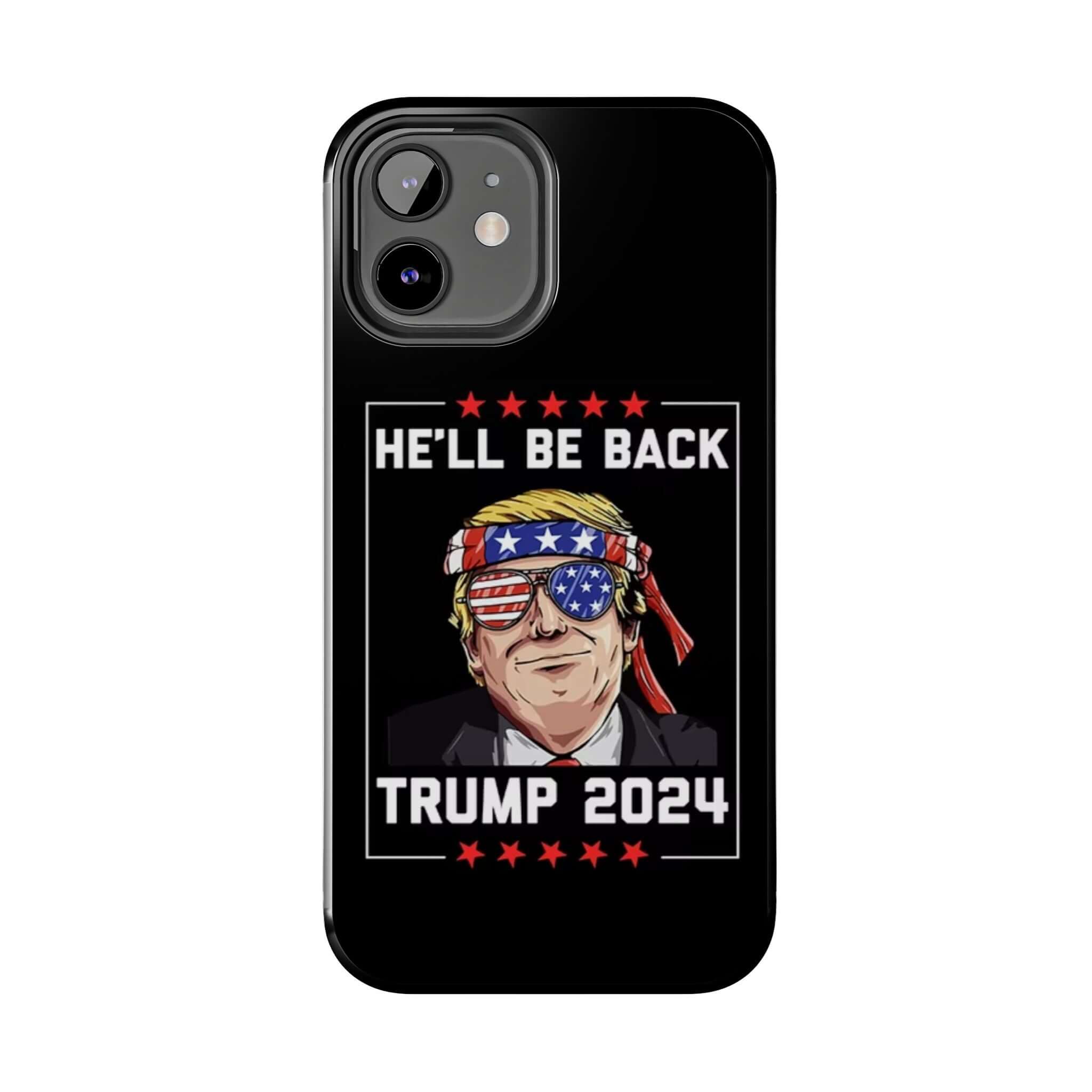 Donald Trump Store tough phone case with 'Trump 2024' bold print