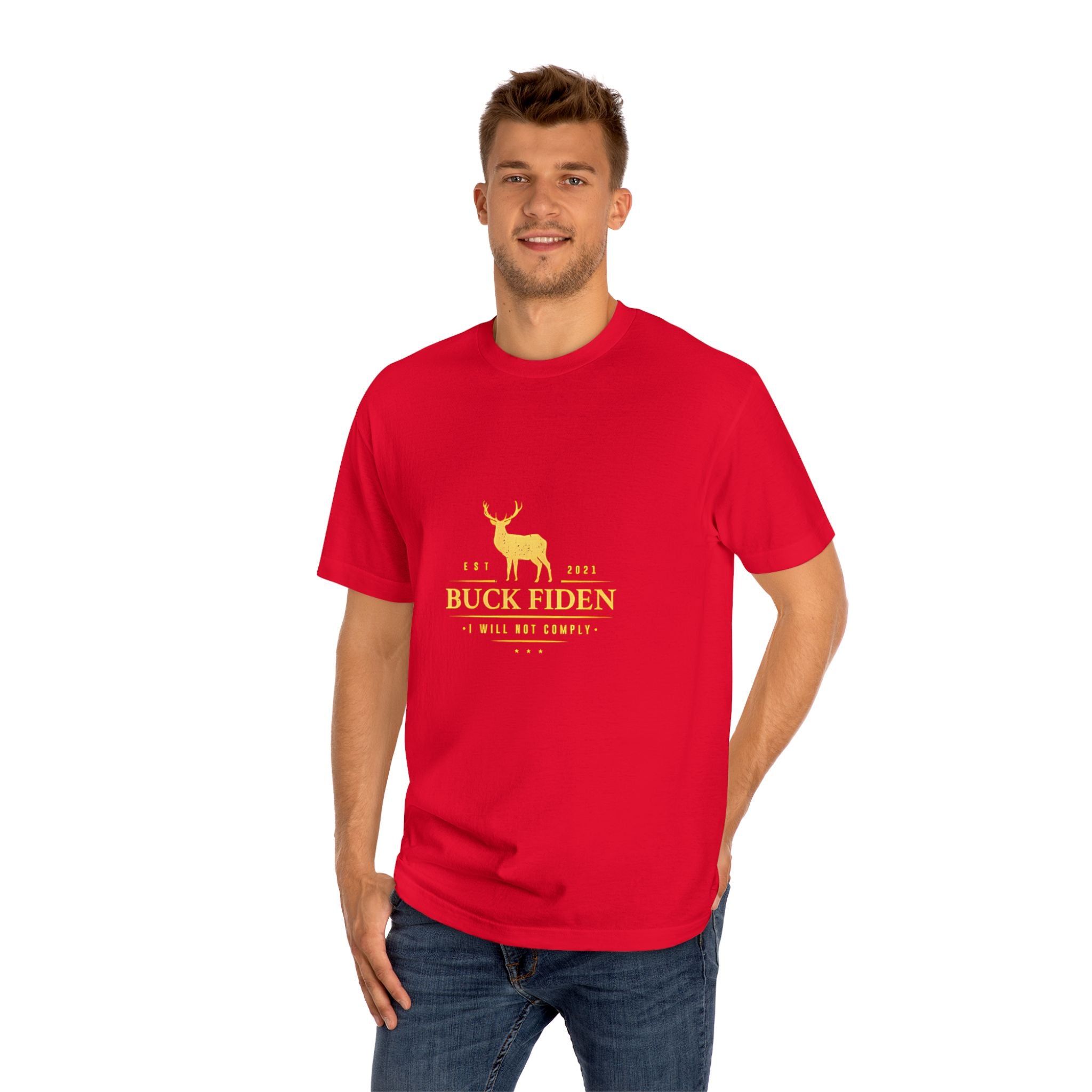 Buck Fiden I Will Not Comply Patriotic Trump t shirt