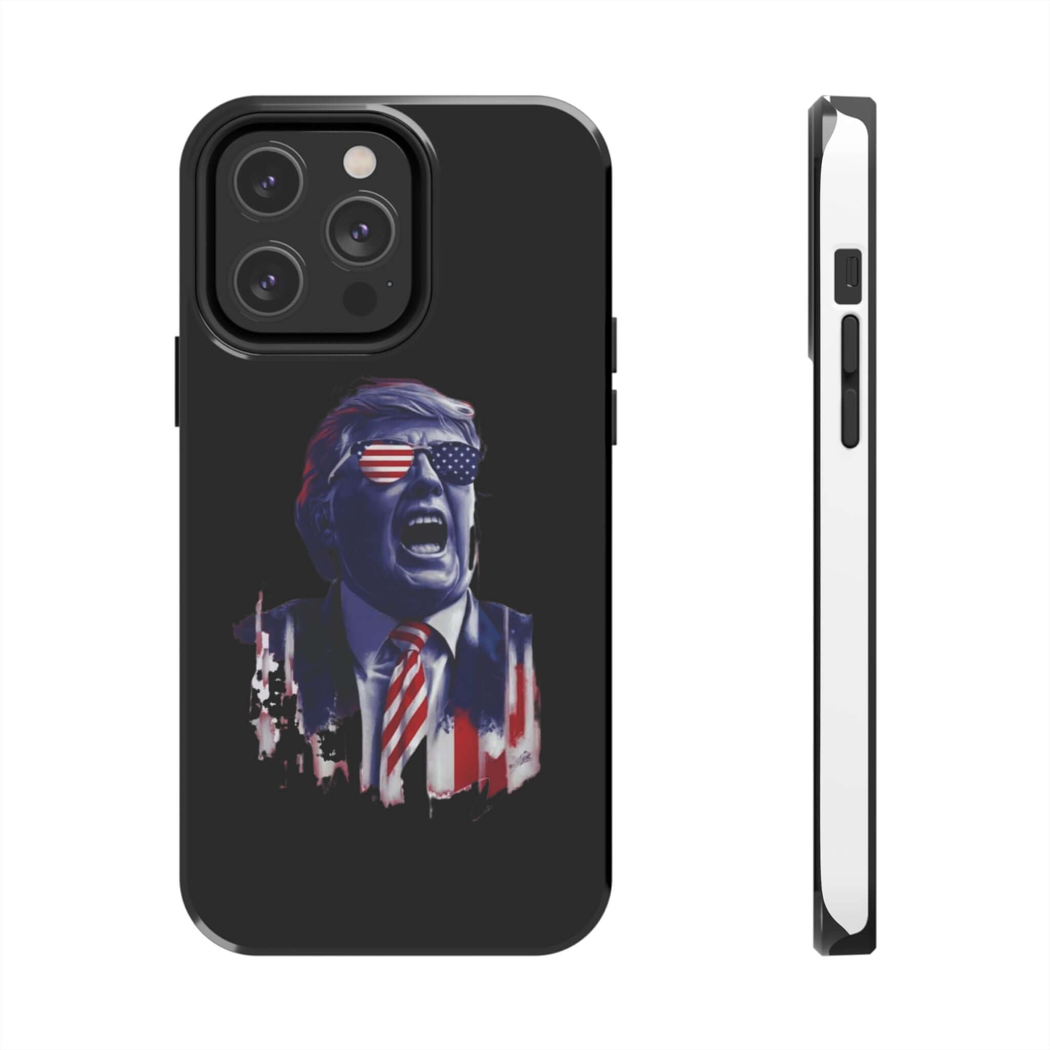 Exclusive Donald Trump phone case with animated Trump, available at Donald Trump Store