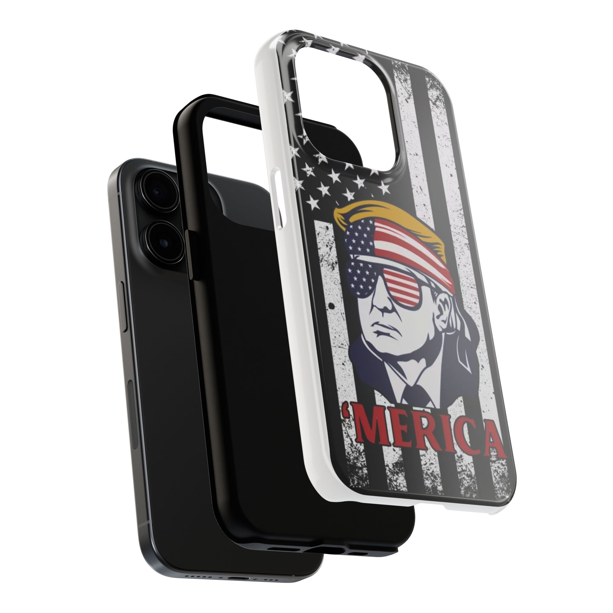 Patriotic Donald Trump phone case offering maximum protection, sold at Donald Trump Store