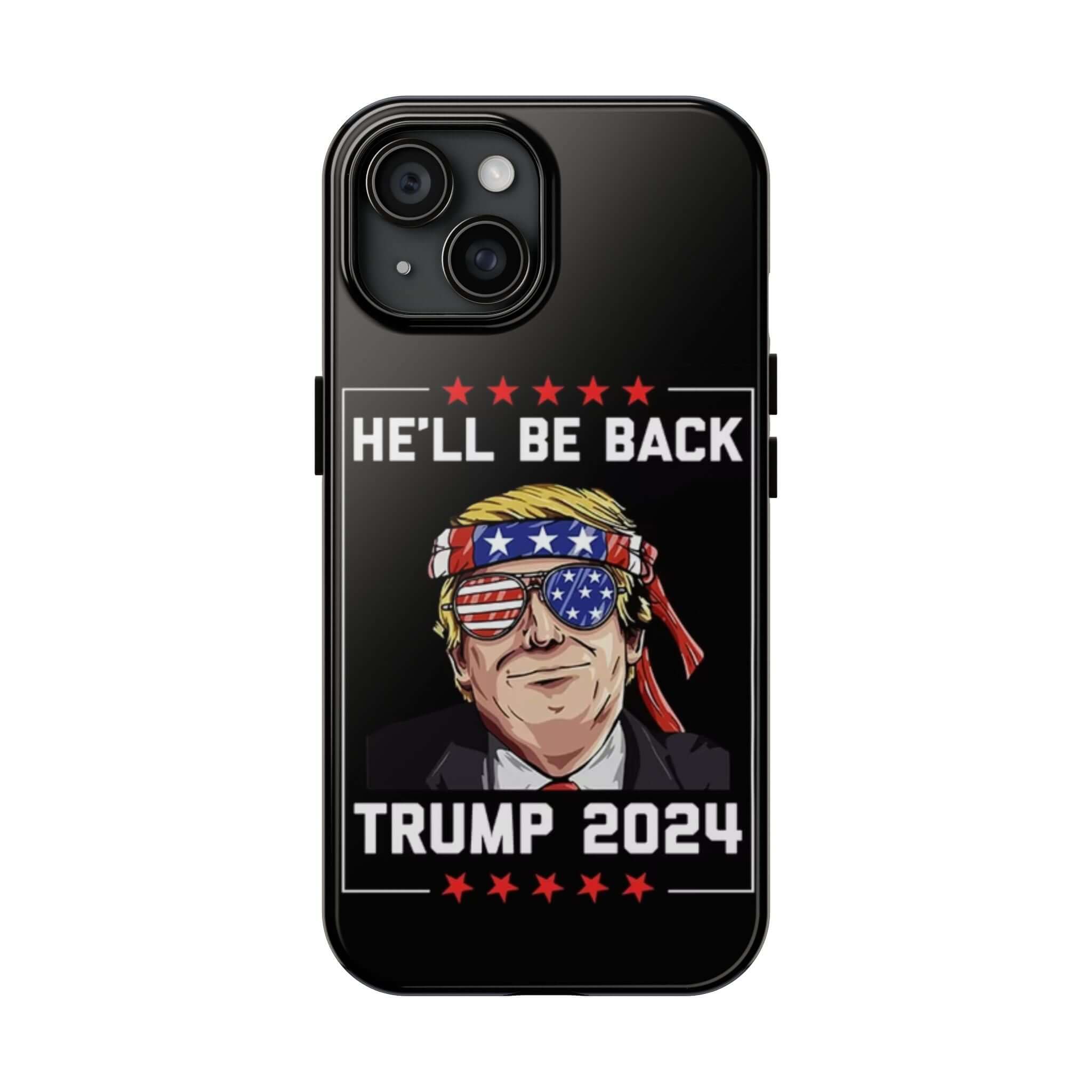 Donald Trump Store phone case with 'Trump 2024' print and patriotic vibe