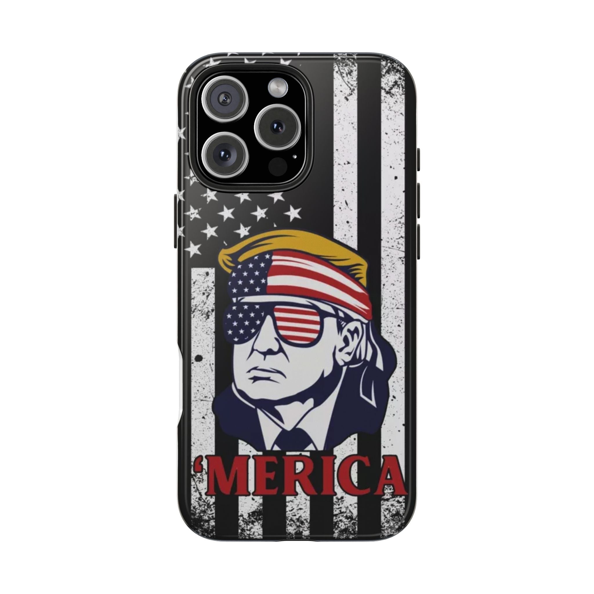 Patriotic Donald Trump phone case with tough design, from Donald Trump Store