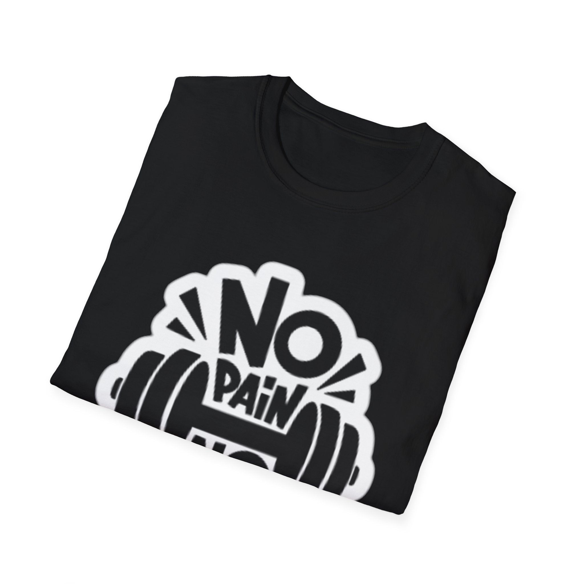 No Pain No Gain Gym T-Shirt | Unisex Softstyle Workout Tee - Donald Trump Store Online