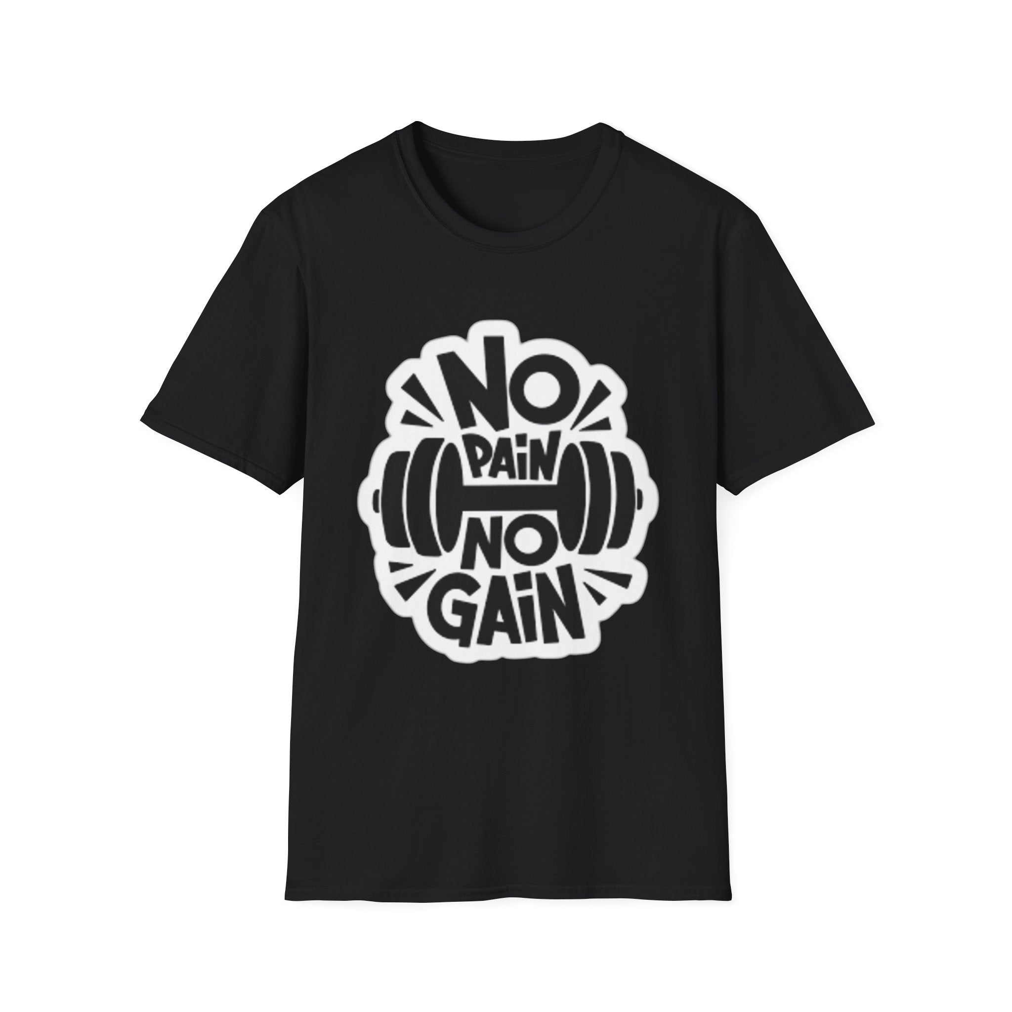 No Pain No Gain Gym T-Shirt | Unisex Softstyle Workout Tee - Donald Trump Store Online