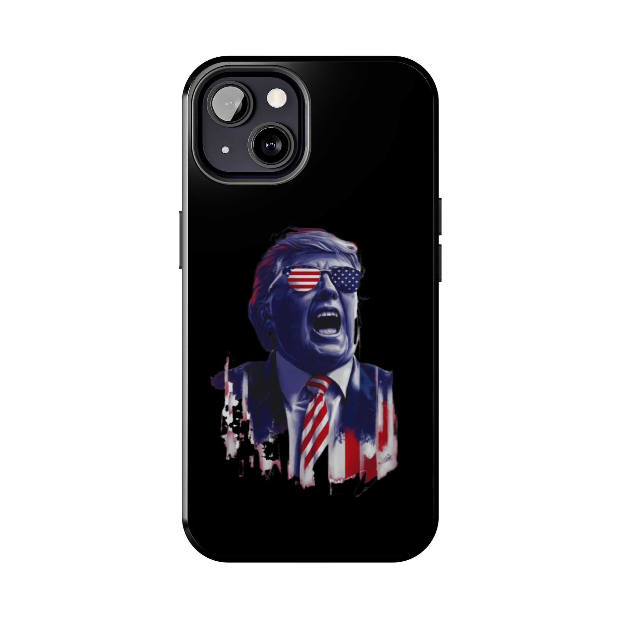 Patriotic animated Trump phone case, perfect for Election Day, from Donald Trump Stor