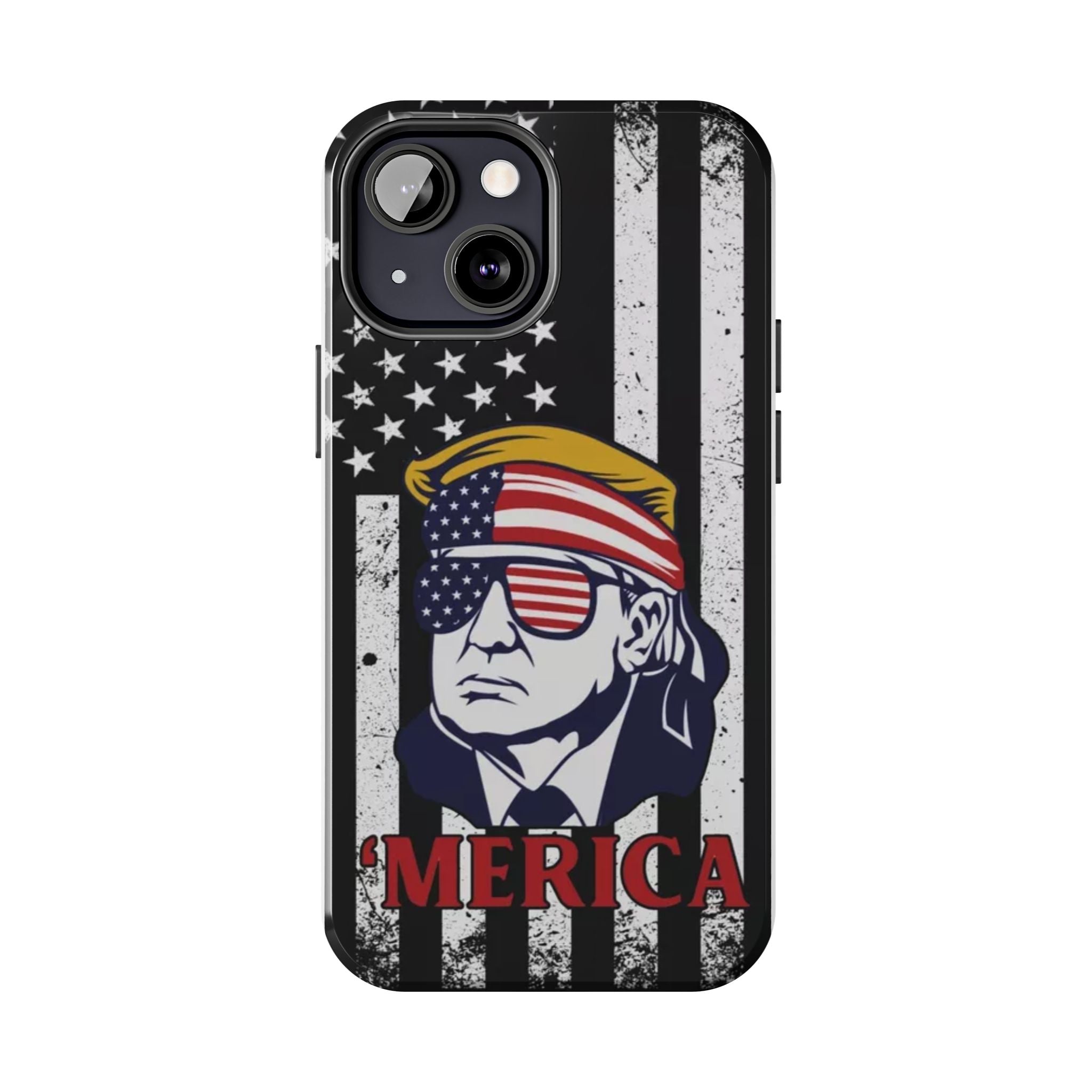 Bold Donald Trump print phone case for protection and support, from Donald Trump Store