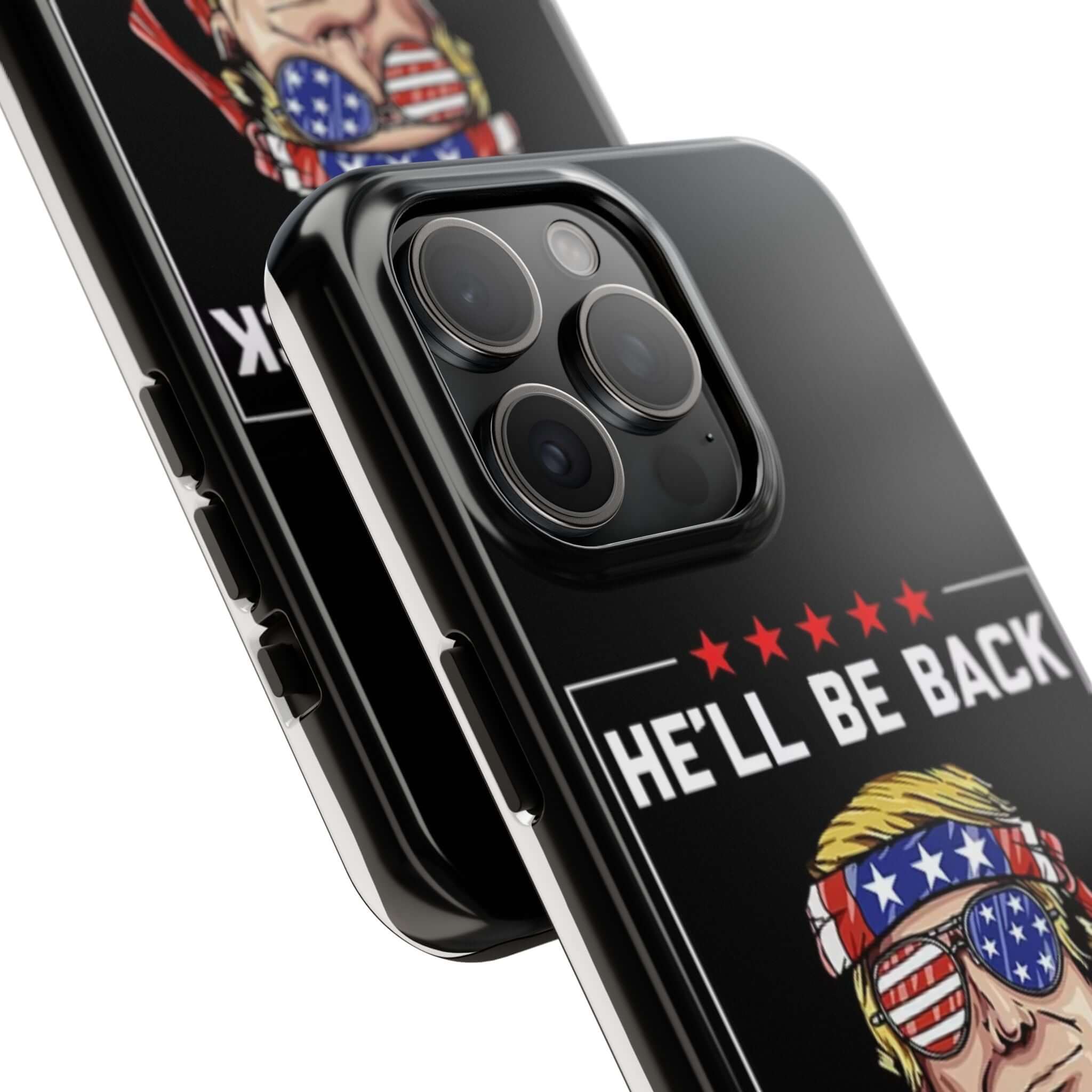 Patriotic phone case with 'Trump 2024' design from Donald Trump Store.