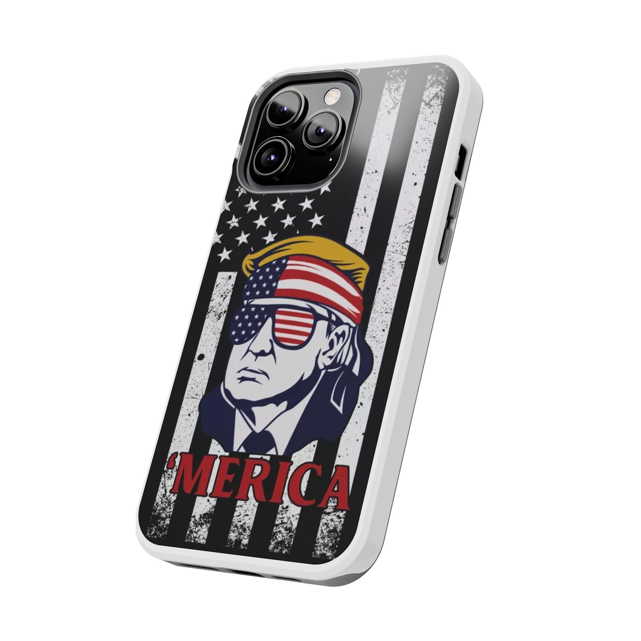 Bold Donald Trump Tough Phone Case offering protection for supporters, at Donald Trump Store