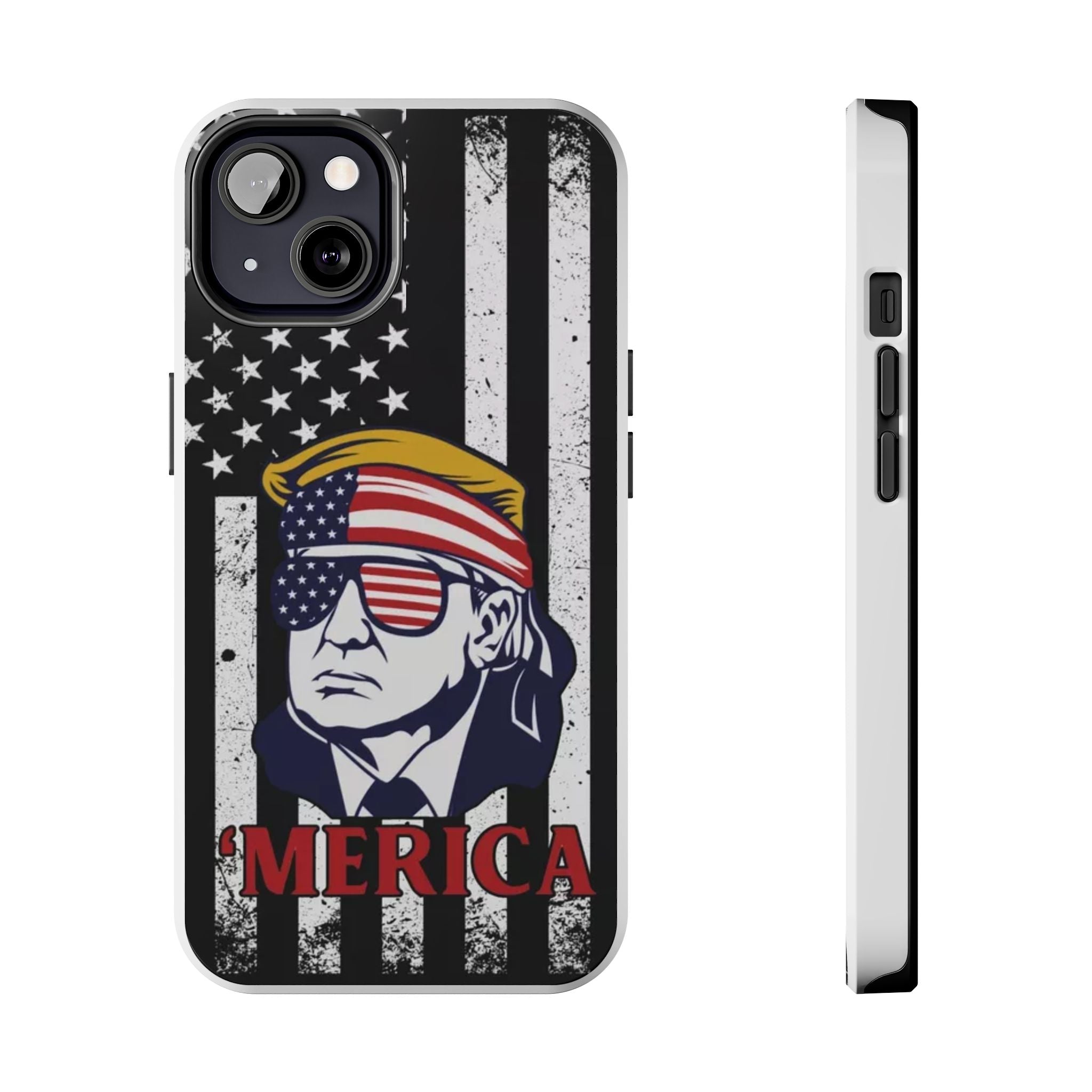 Patriotic Donald Trump phone case offering style and protection, at Donald Trump Store