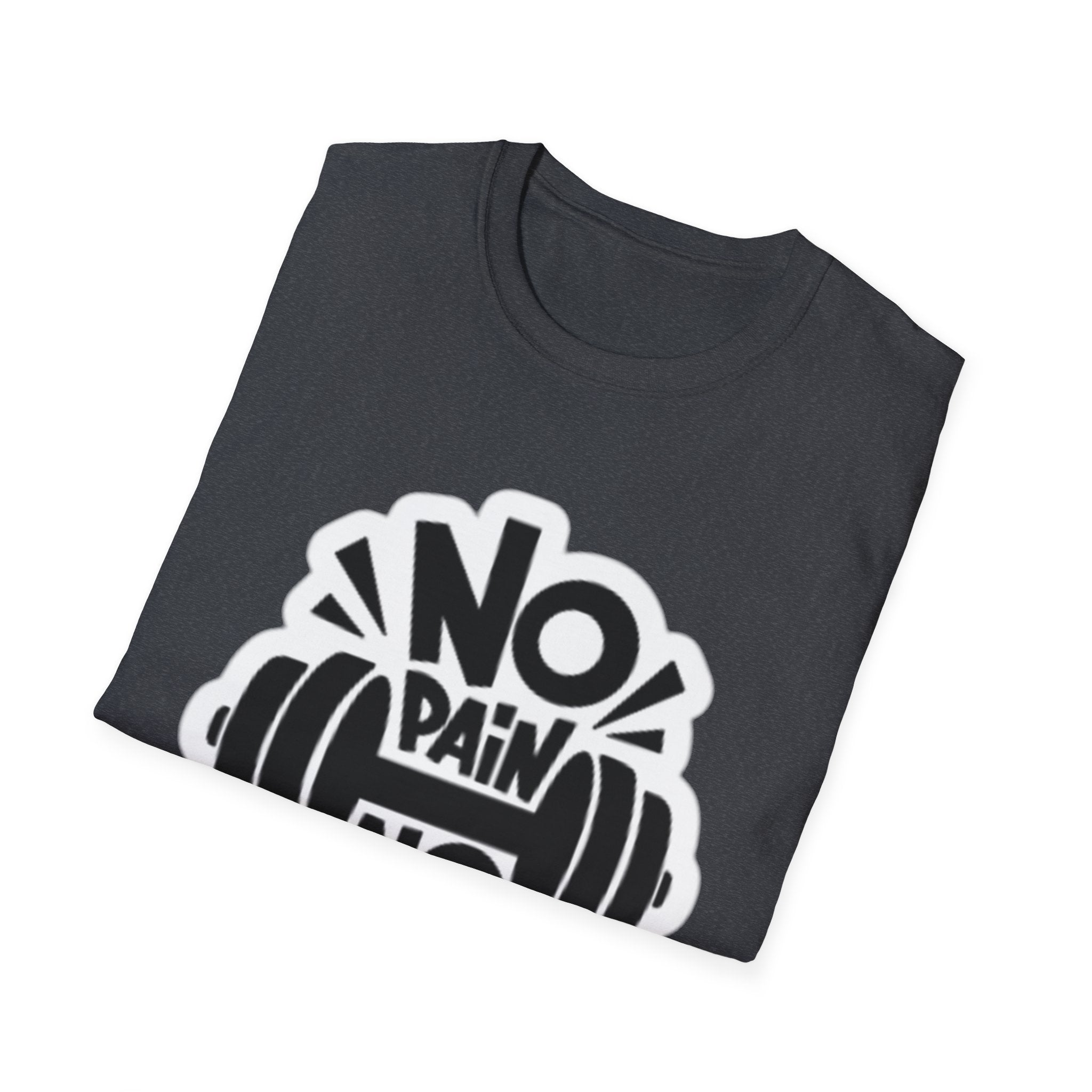 No Pain No Gain Gym T-Shirt | Unisex Softstyle Workout Tee - Donald Trump Store Online
