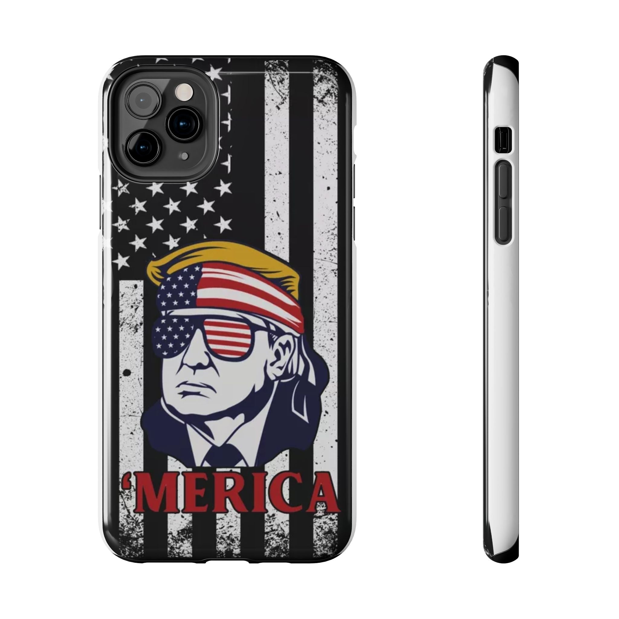 Protective Donald Trump phone case with patriotic design, at Donald Trump Store